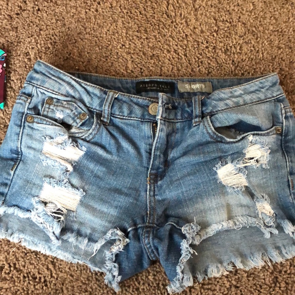 Distressed Aeropostale shorts
